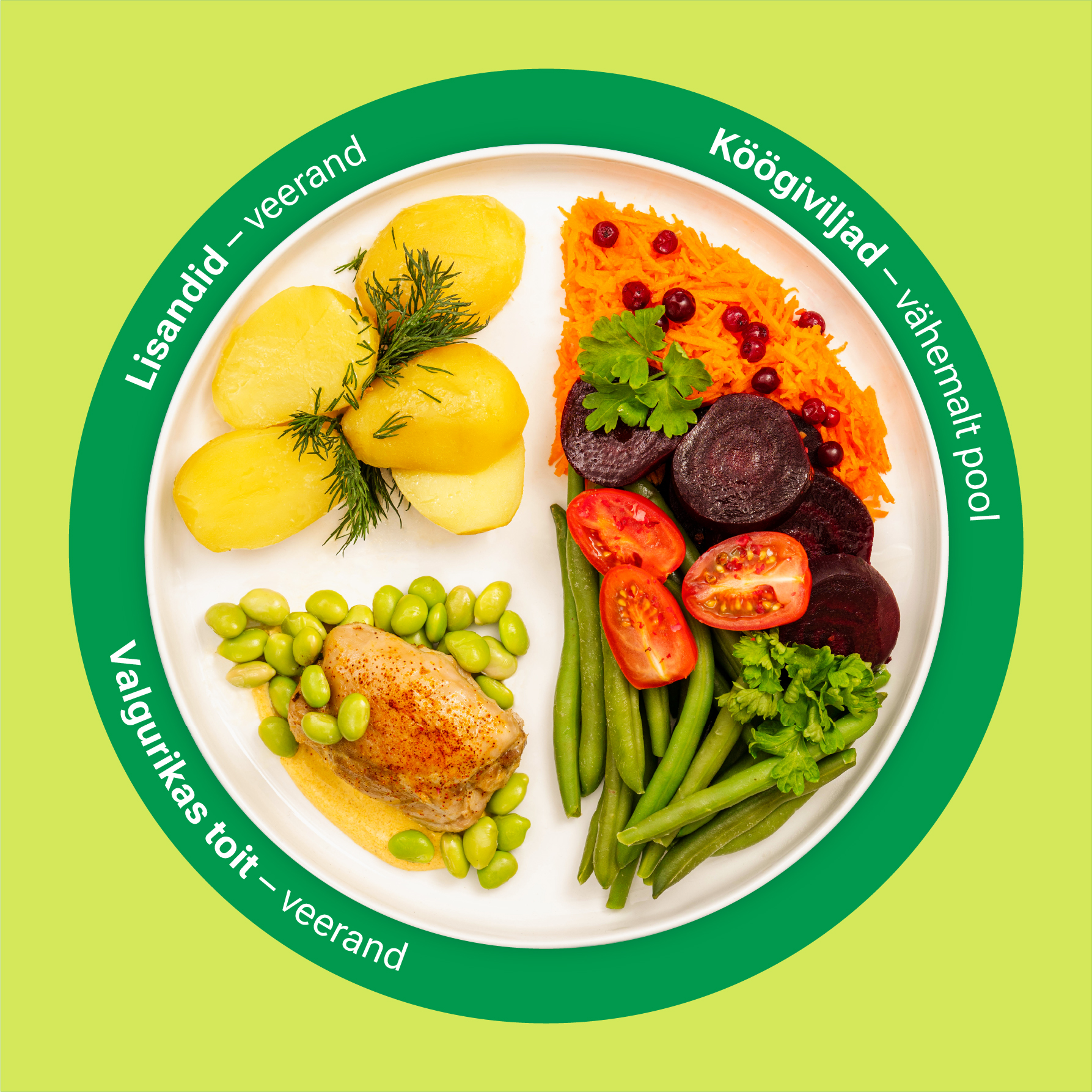 Tervis maitseb hästi, kui järgida taldrikureeglit 