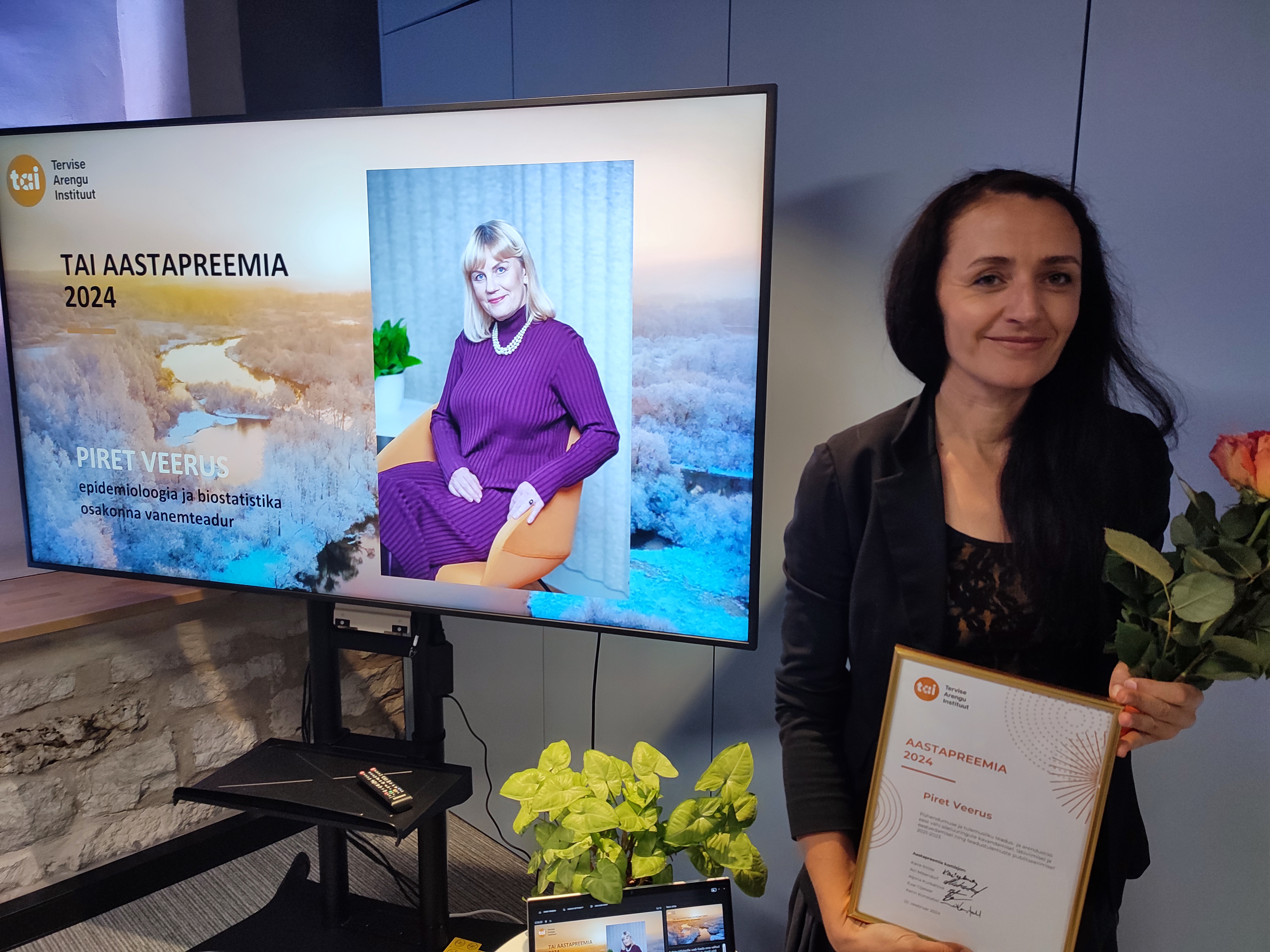 Reeli hallik võtab vastu Piret Veeruse auhinna