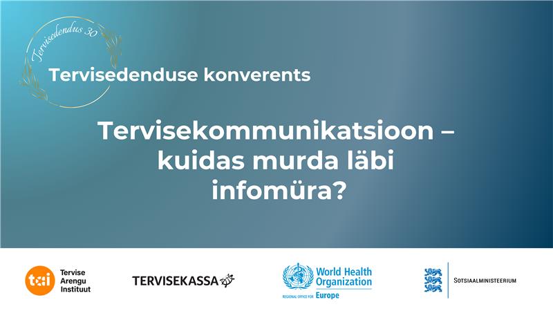 Tervisedenduse konverentsi bänner