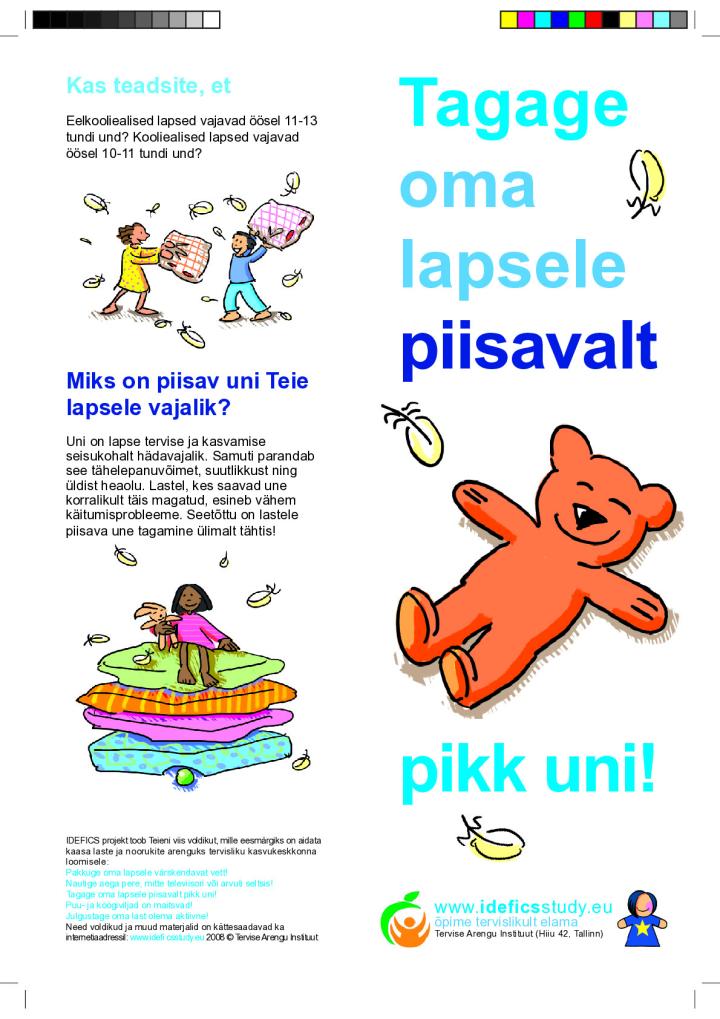 Tagage oma lapsele piisavalt pikk uni!