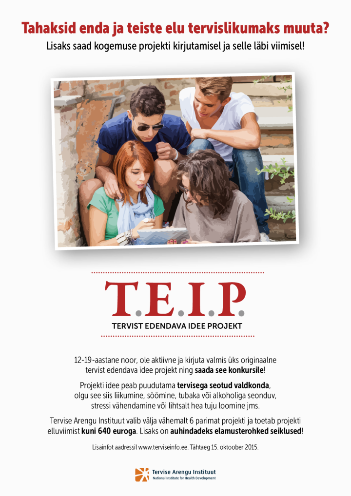 Tervist edendava idee projekti (TEIP) konkurss