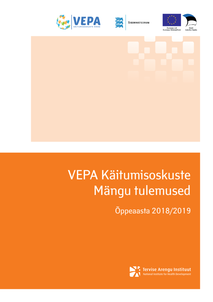 VEPA Käitumisoskuste Mängu tulemused. Õppeaasta 2018/2019