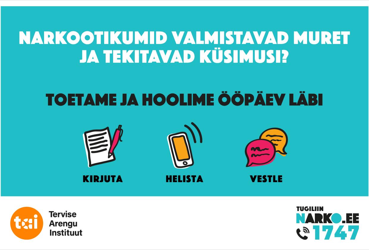 narko.ee anonüümne tugiliin
